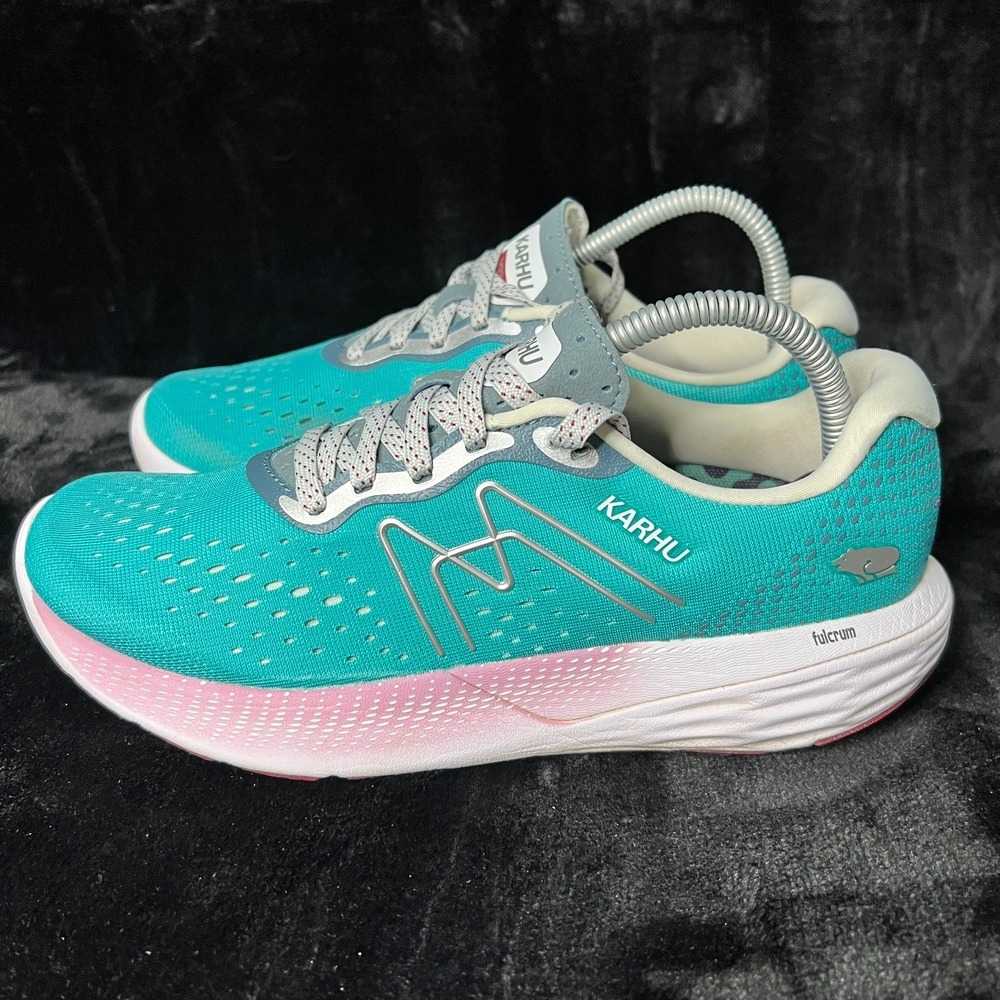 Karhu Ikoni 2.0 F200337 Women 9.5 Running Shoe Blue Ceramic Mediterranea Sneaker
